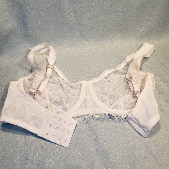 BRAND NEW -32DDD- Victoria's Secret Dream Angels Unlined Plunge Bra egg shell - Picture 5 of 8